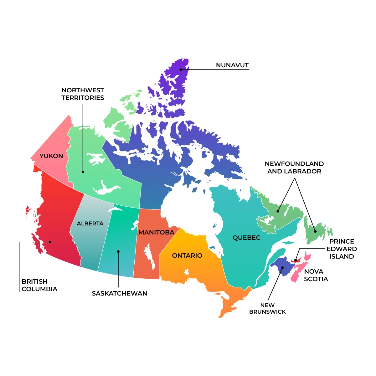 Provincial Nominee Program Map