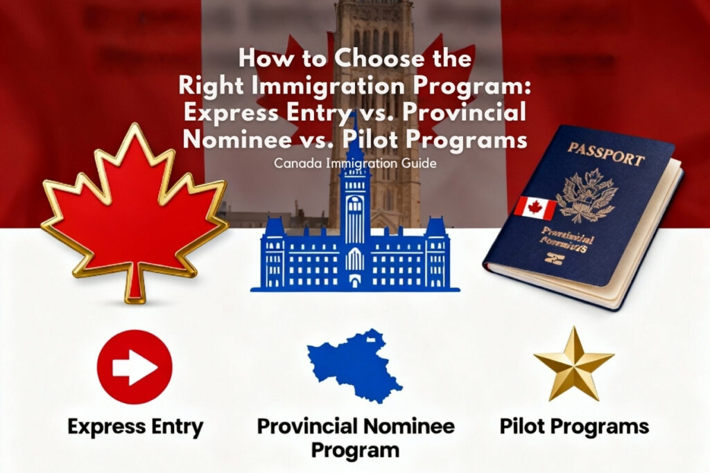 Express Entry vs. Provincial Nominee Program vs. Pilot Programs